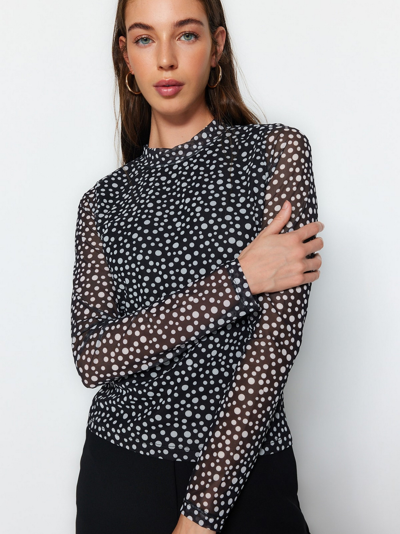Худи и свитшоты Trendyol модель TWOAW24BZ00138/Siyah Худи и свитшоты Trendyol модель TWOAW24BZ00138/Siyah Фото