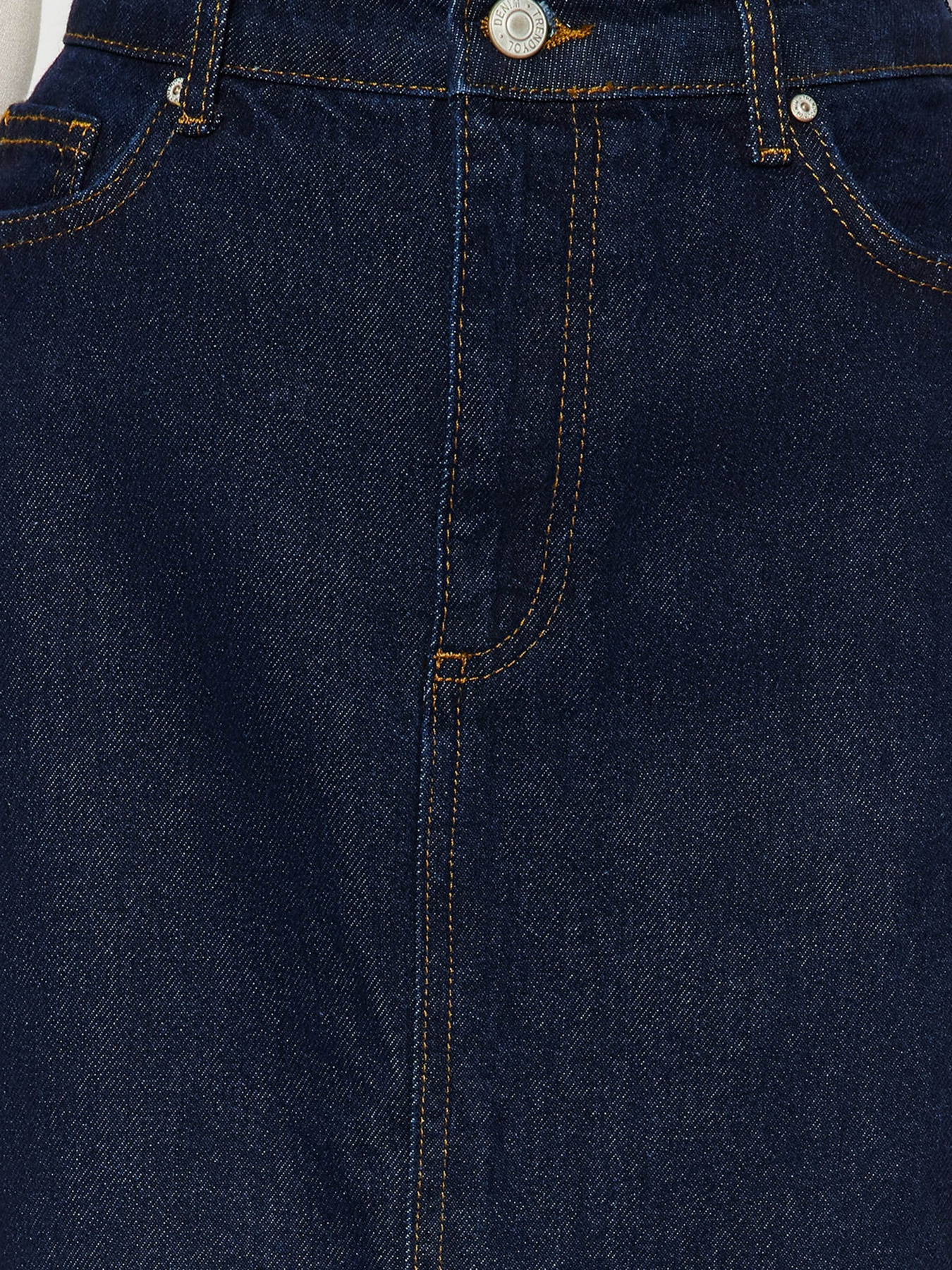 Юбки Trendyol модель TWOSS23ET00290/Koyu Mavi Фото