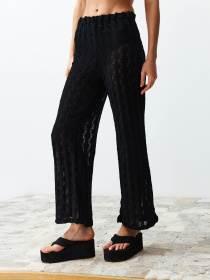 Штани Trendyol модель TBESS24PL00001/Siyah*001 Фото