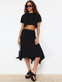 Юбки Trendyol модель TWOAW20ET0440/Siyah Фото