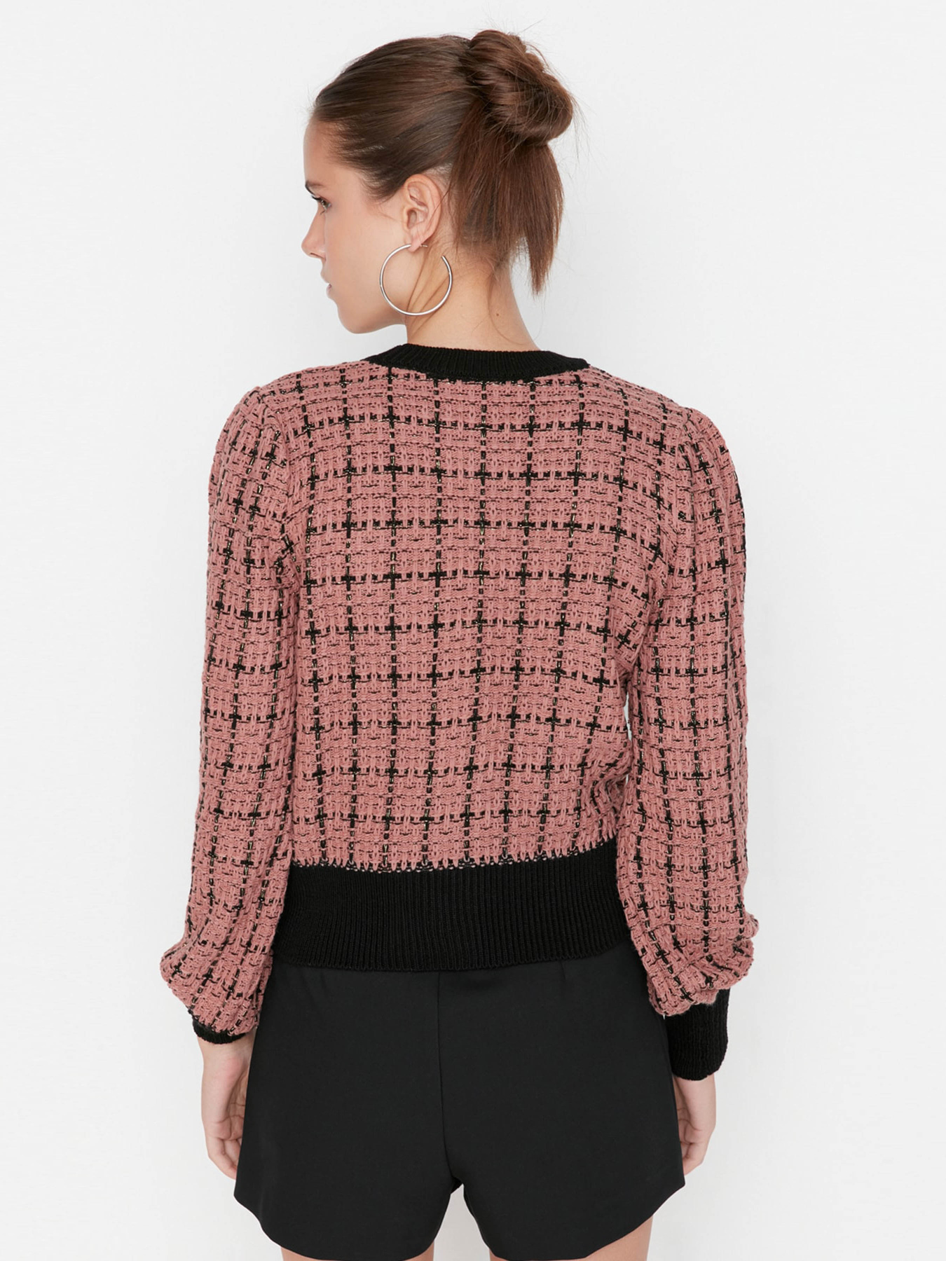 Свитры и кардиганы Trendyol модель TWOAW21KZ0032/Gul Kurusu Свитры и кардиганы Trendyol модель TWOAW21KZ0032/Gul Kurusu Фото