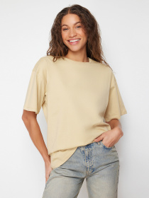 Футболки и поло Trendyol модель TWOSS20TS0134/Koyu Bej Фото