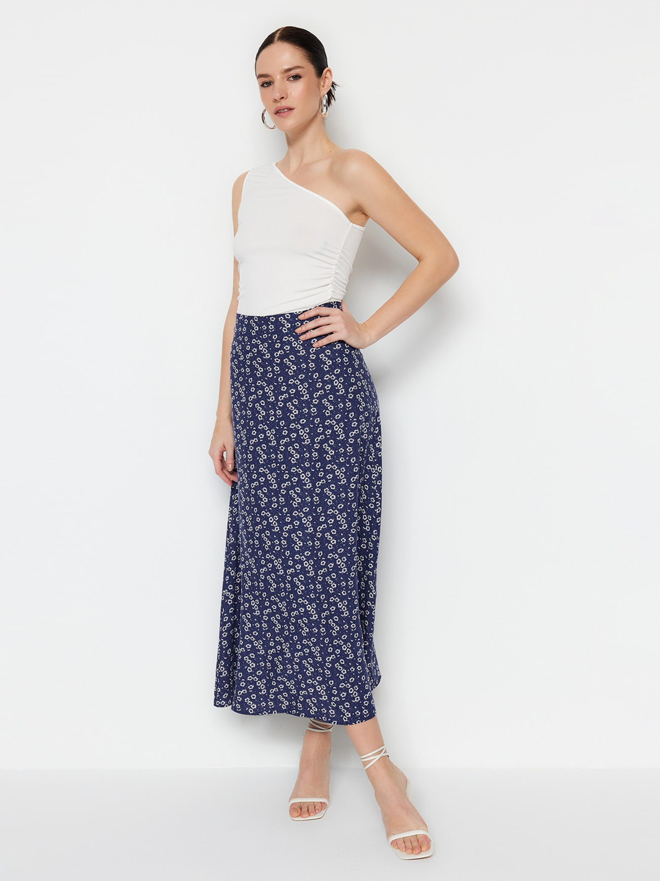 Юбки Trendyol модель TWOSS23ET00295/Mavi Фото