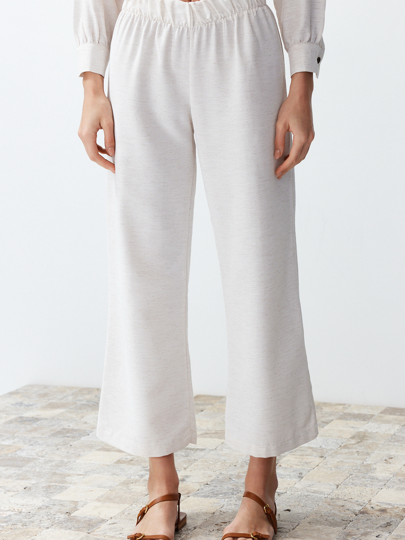 Костюми Trendyol модель TWOSS24AU00065/Ekru Костюми Trendyol модель TWOSS24AU00065/Ekru Фото