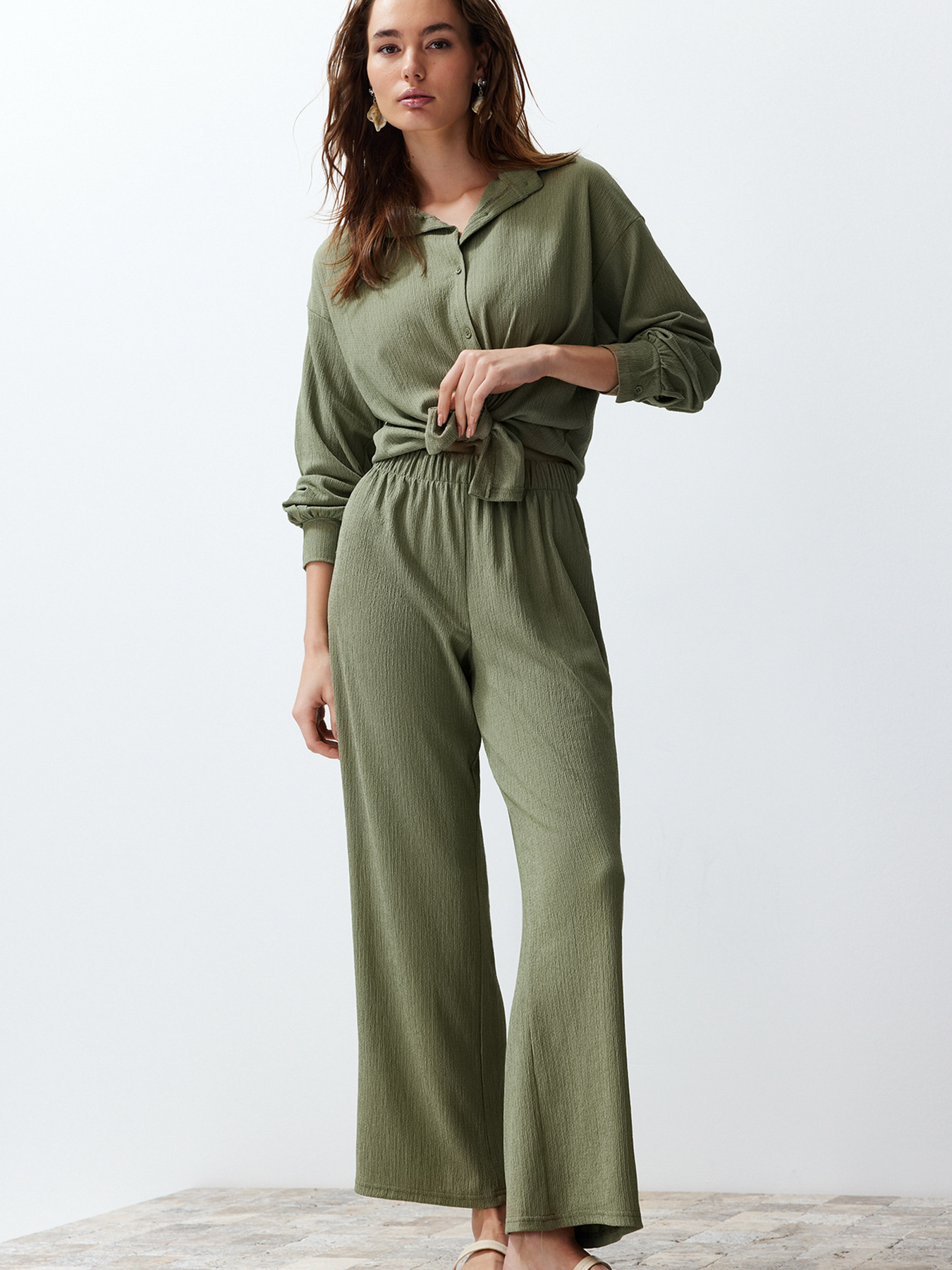 Костюми Trendyol модель TWOSS24AU00066/Yesil Фото