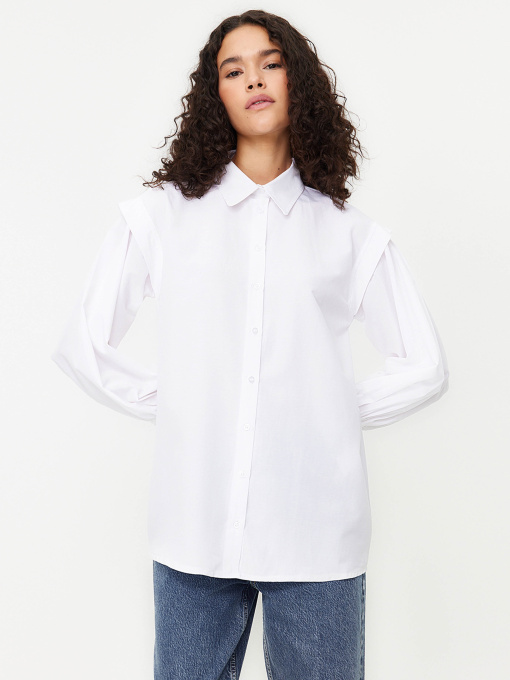 Сорочки Trendyol модель TCTSS24TG00023/Ekru Фото