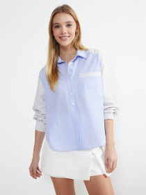 Сорочки Trendyol модель TWOSS24GO00071/Mavi Фото