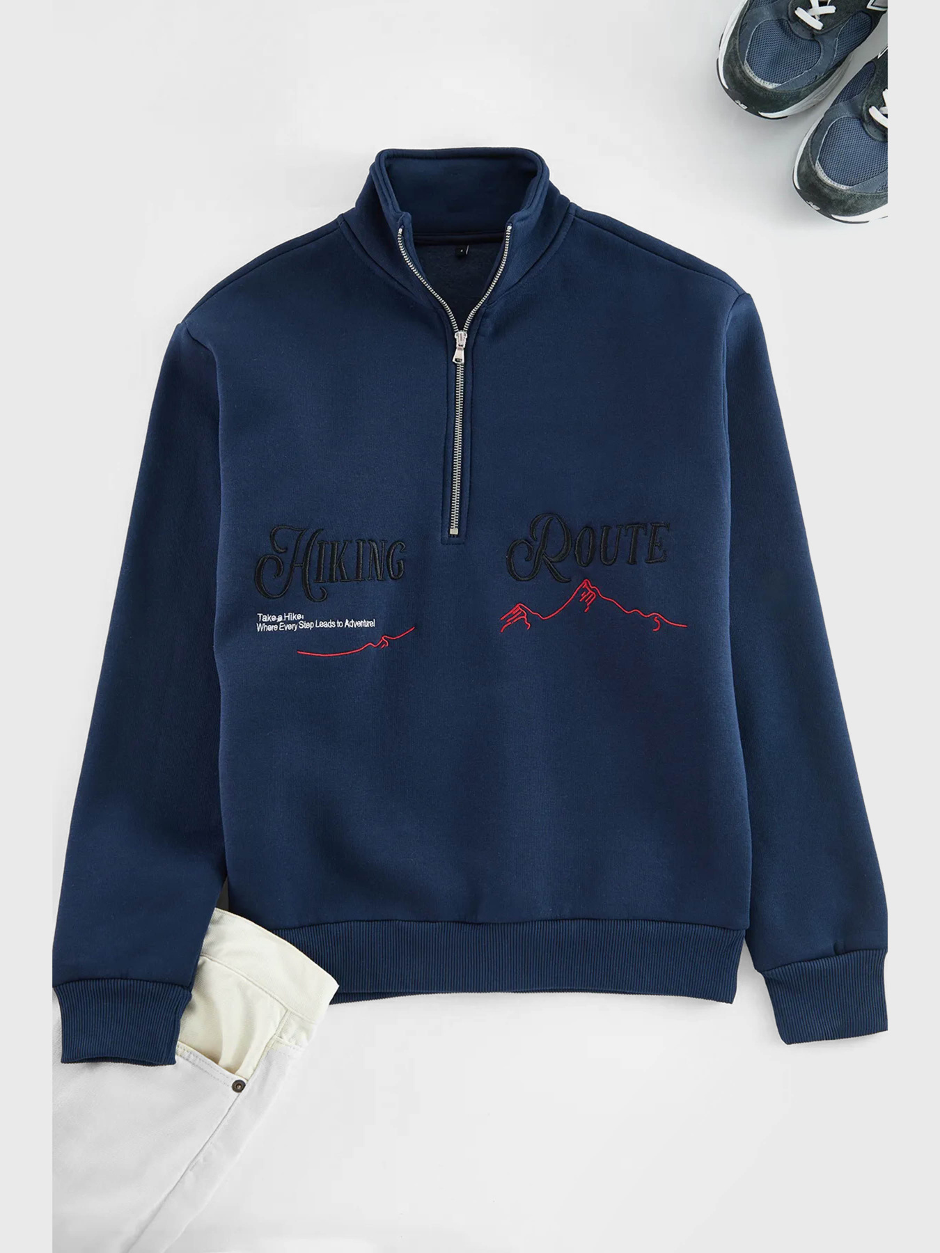 Худи и свитшоты Trendyol модель TMNAW25SW00073/Indigo*002 Фото