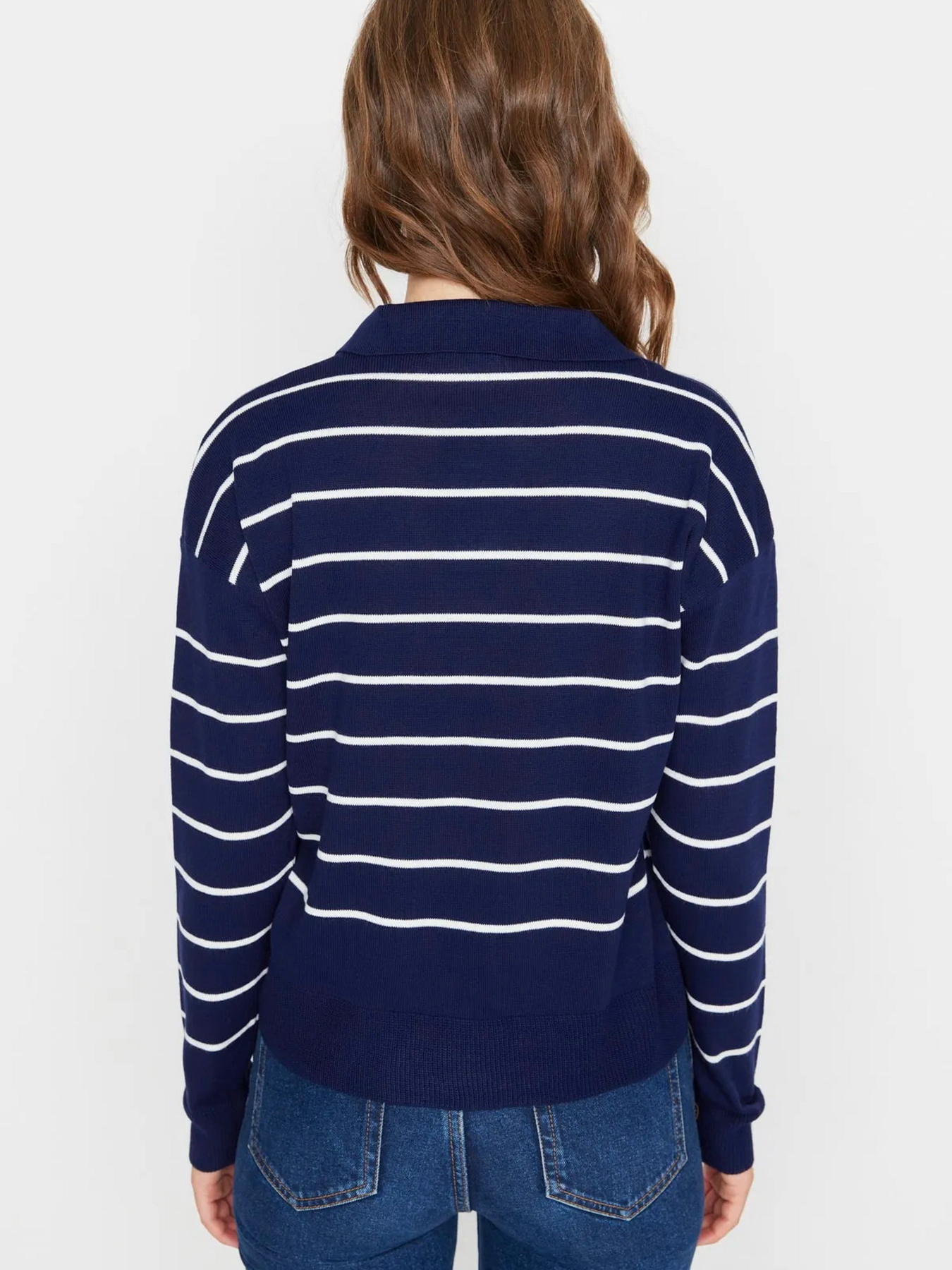 Светри та кардигани Trendyol модель TWOAW22KZ0735/Lacivert Светри та кардигани Trendyol модель TWOAW22KZ0735/Lacivert Фото