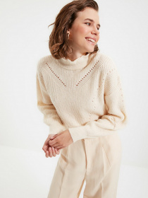 Свитры и кардиганы Trendyol модель TWOAW20KZ0038/Ekru Фото