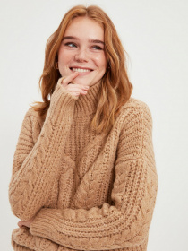 Свитры и кардиганы Trendyol модель TWOAW20KZ0171/Camel Фото
