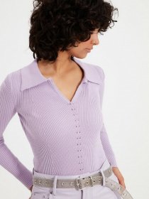 Свитры и кардиганы Trendyol модель TWOAW20KZ0317/Lila Фото