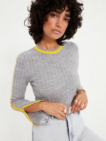 Свитры и кардиганы Trendyol модель TWOAW20KZ0664/Gri Фото