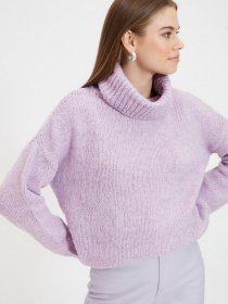 Свитры и кардиганы Trendyol модель TWOAW20KZ1130/Lila Фото