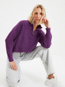 Свитры и кардиганы Trendyol модель TWOAW20XS0009/Acik Mor Фото