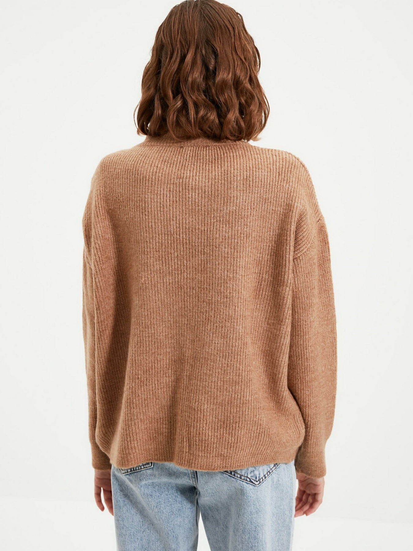 Свитры и кардиганы Trendyol модель TWOAW20XS0009/Camel Свитры и кардиганы Trendyol модель TWOAW20XS0009/Camel Фото