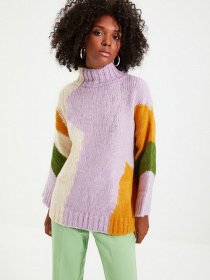 Свитры и кардиганы Trendyol модель TWOAW20XS0047/Lila Фото