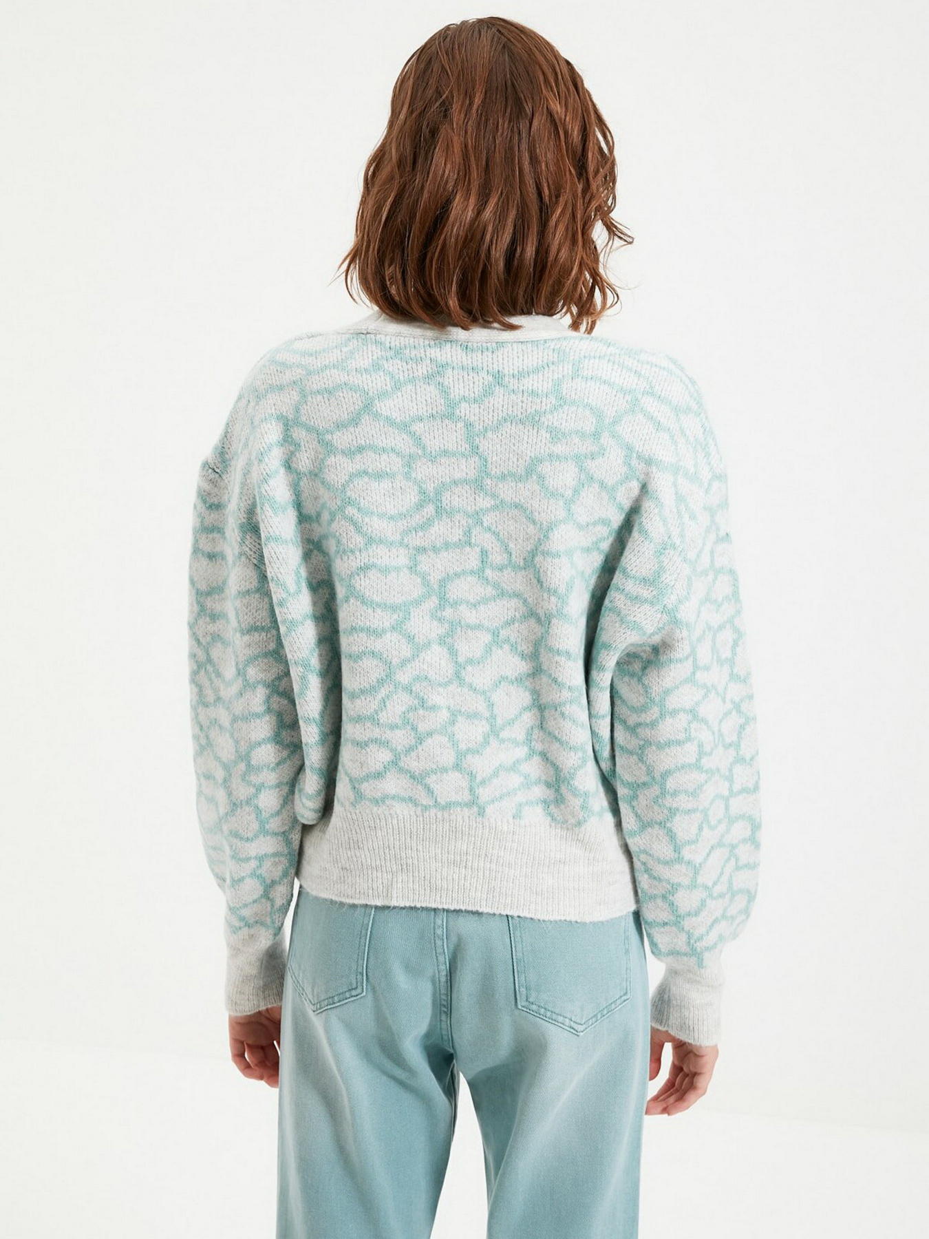 Свитры и кардиганы Trendyol модель TWOAW21HI0005/Mint Свитры и кардиганы Trendyol модель TWOAW21HI0005/Mint Фото