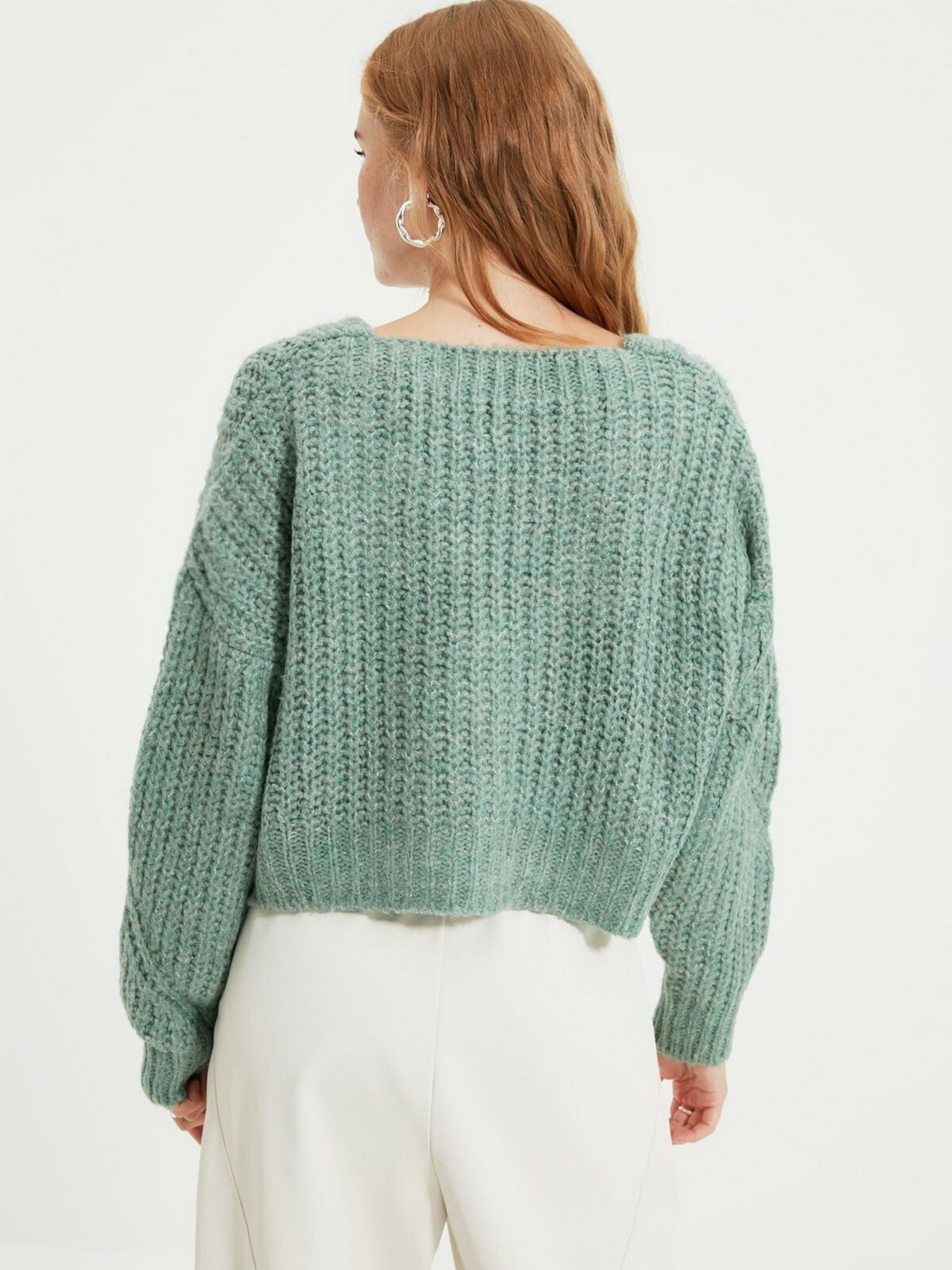 Свитры и кардиганы Trendyol модель TWOAW21HI0017/Mint Свитры и кардиганы Trendyol модель TWOAW21HI0017/Mint Фото