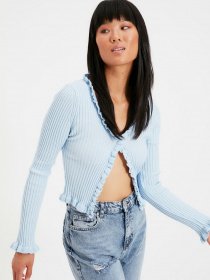 Свитры и кардиганы Trendyol модель TWOAW21HI0132/Mavi Фото