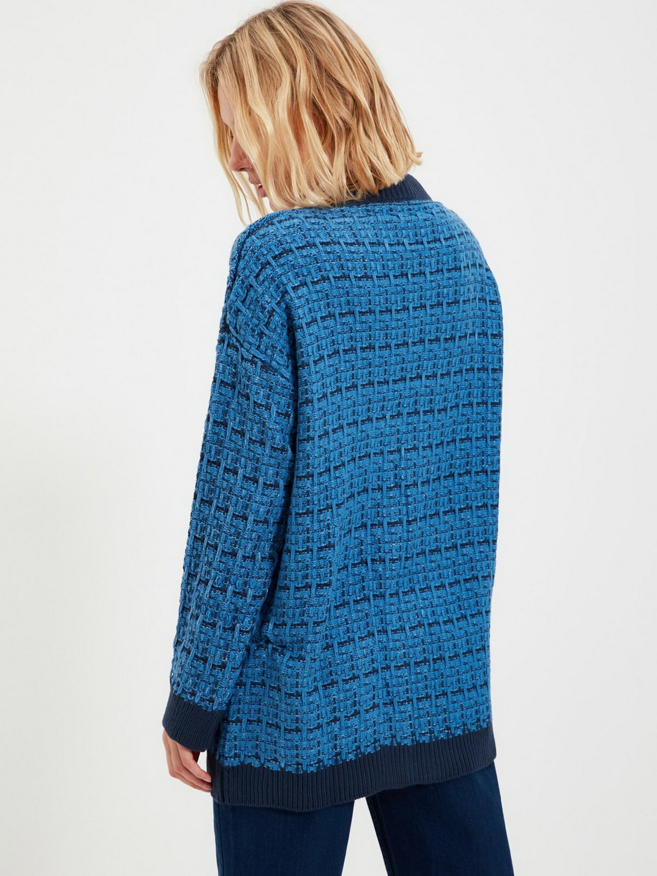 Свитры и кардиганы Trendyol модель TWOAW21HI0250/Indigo Свитры и кардиганы Trendyol модель TWOAW21HI0250/Indigo Фото