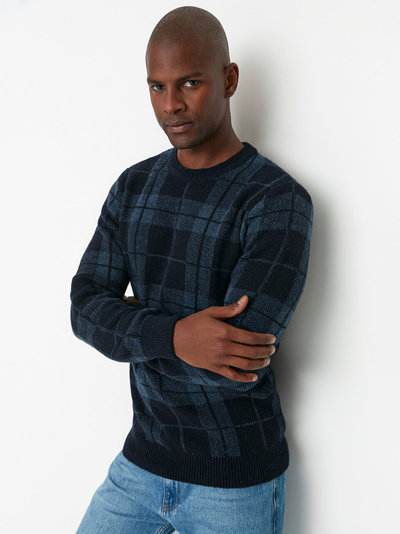 Светри та кардигани Trendyol модель TMNAW21KZ0369/Indigo Фото