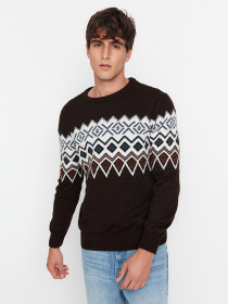 Светри та кардигани Trendyol модель TMNAW21KZ0382/Kahverengi Фото