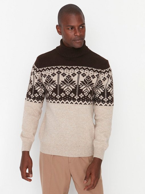 Светри та кардигани Trendyol модель TMNAW22KZ0296/Kahverengi Фото