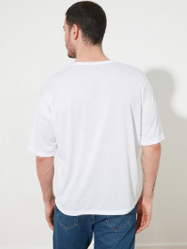 Футболки и поло Trendyol модель TMNSS21TS1091/Siyah-Beyaz Фото