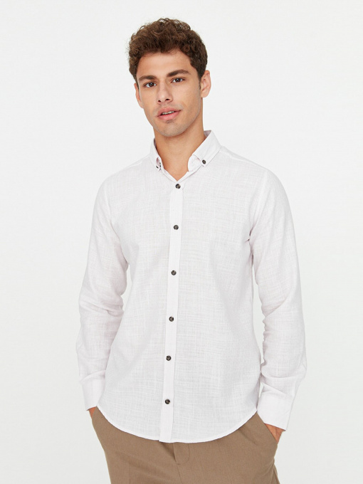 Сорочки Trendyol модель TMNAW23GO00077/Bej Фото