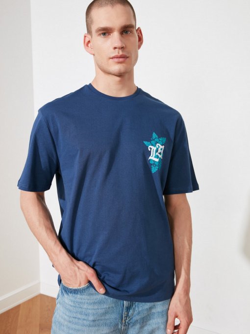 Футболки и поло Trendyol модель TMNSS20TS1103/Indigo Фото