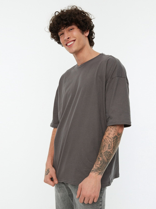 Футболки и поло Trendyol модель TMNSS22TS0318/Antrasit Фото