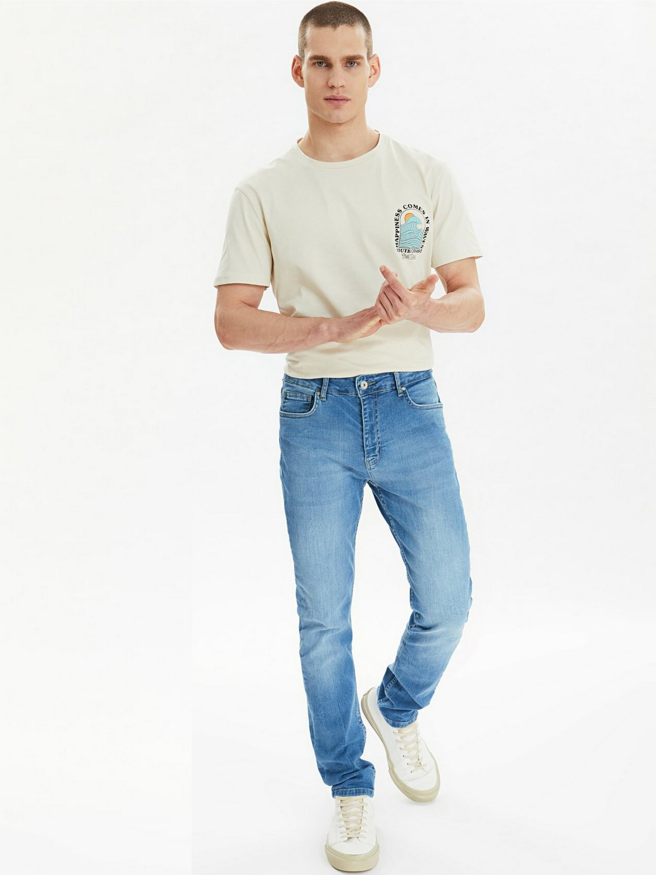 Джинсы Trendyol Skinny модель TMNSS21JE0497/Mavi Фото