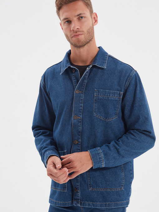 Куртки та дублянки Trendyol модель TMNAW22CE0095/Indigo Фото