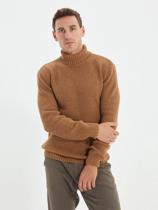 Светри та кардигани Trendyol модель TMNAW22KZ0099/Camel Фото
