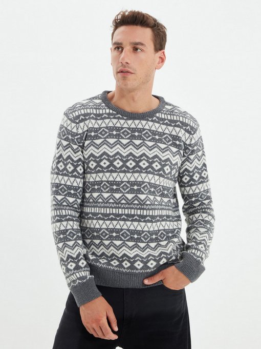 Светри та кардигани Trendyol модель TMNAW22KZ0298/Gri Фото