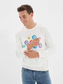 Светри та кардигани Trendyol модель TMNAW22KZ1415/Ekru Фото