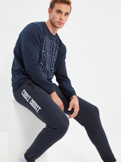 Брюки Trendyol модель TMNAW22EA0254/Lacivert Фото