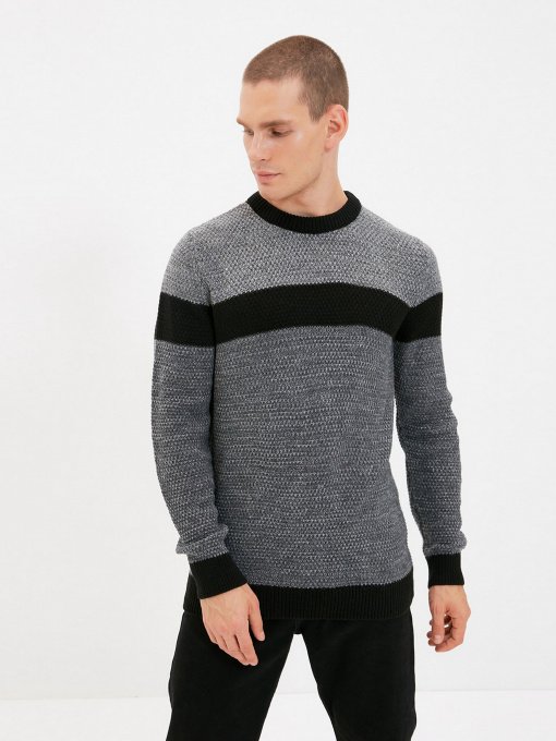 Свитры и кардиганы Trendyol модель TMNAW22KZ2498/Gri Фото
