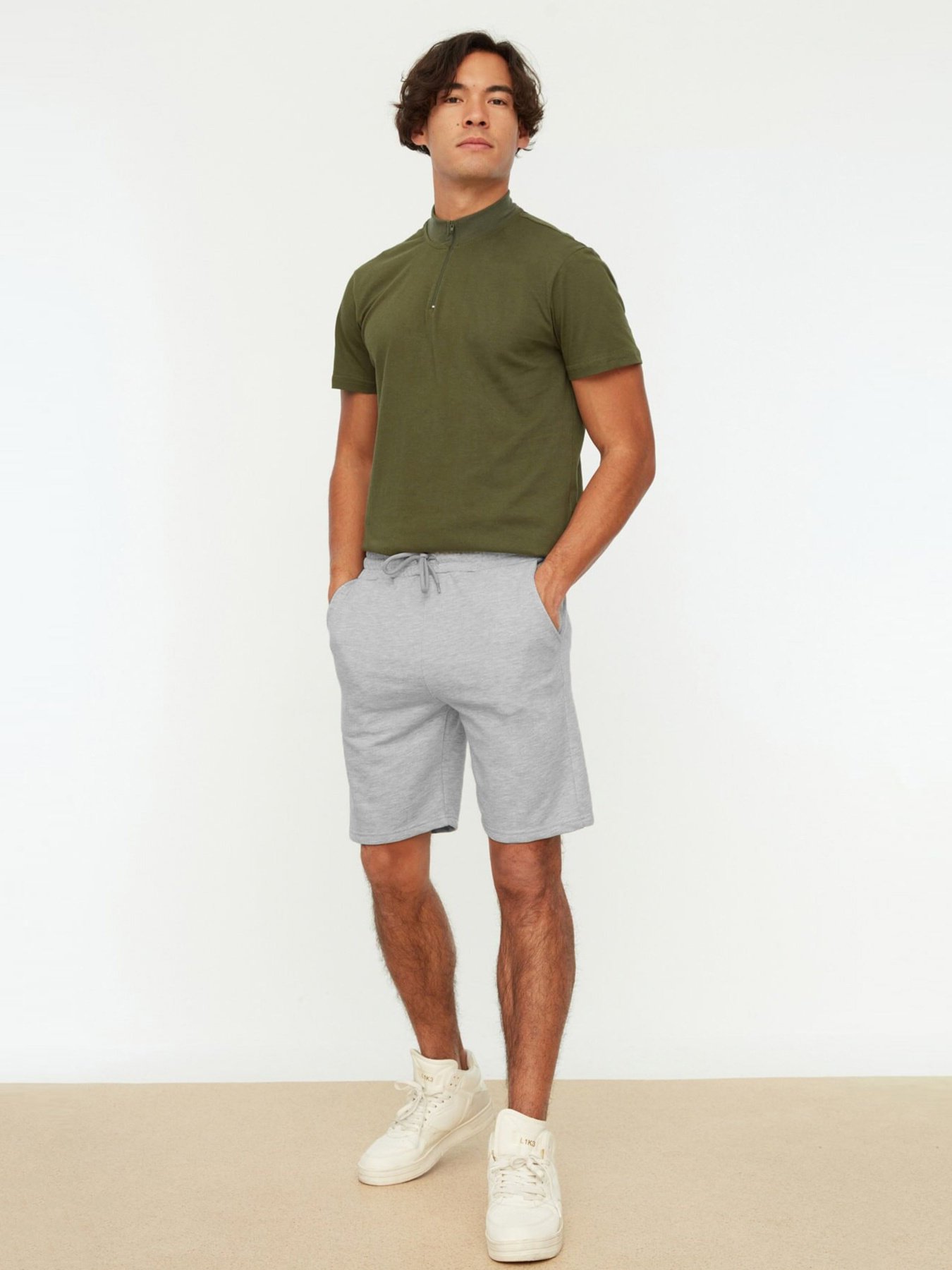 Шорти Trendyol модель TMNSS20SR0068/Gri Фото