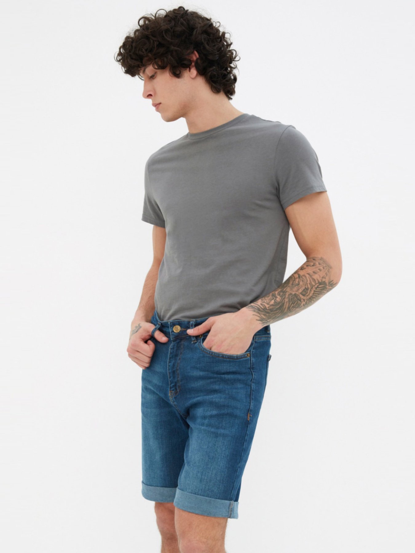 Шорты Trendyol модель TMNSS21SR0486/Lacivert Шорты Trendyol модель TMNSS21SR0486/Lacivert Фото