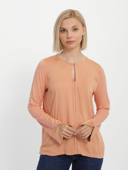 Рубашки Tom Tailor модель 1022452.XX.77_бежевий Фото
