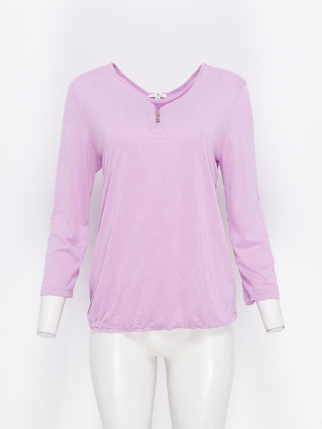 Сорочки Tom Tailor модель 1024038.XX.70_бузковий з білим Фото