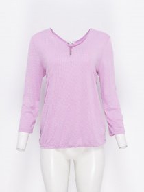 Сорочки Tom Tailor модель 1024038.XX.70_бузковий з білим Фото