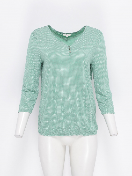 Рубашки Tom Tailor модель 1024038.XX.70_с.зелений з білим Фото