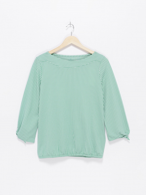 Рубашки Tom Tailor модель 1024524.XX.70_зелений з білим Фото