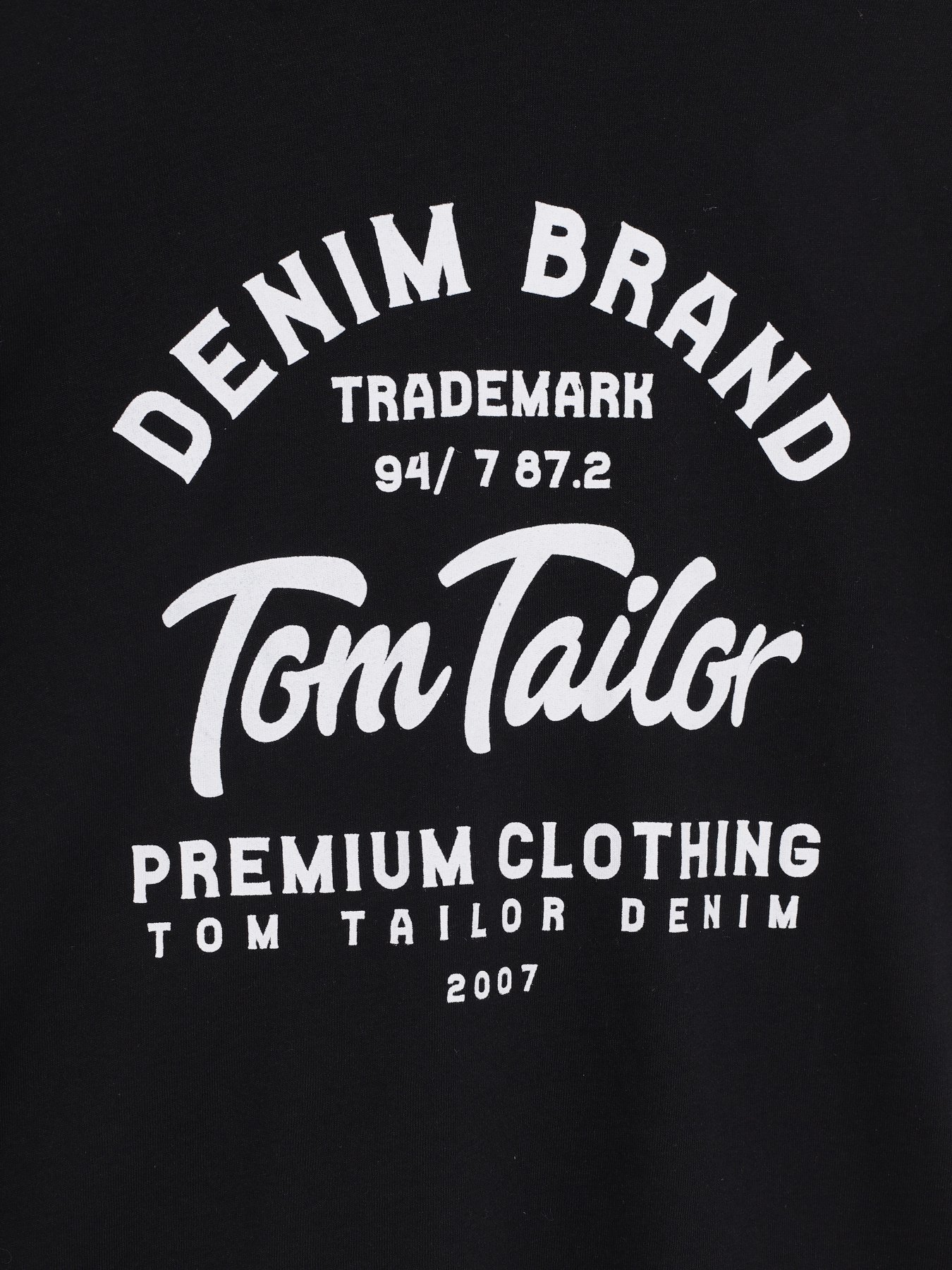 Футболки и поло Tom Tailor модель TT22032032_чорний з білим Фото