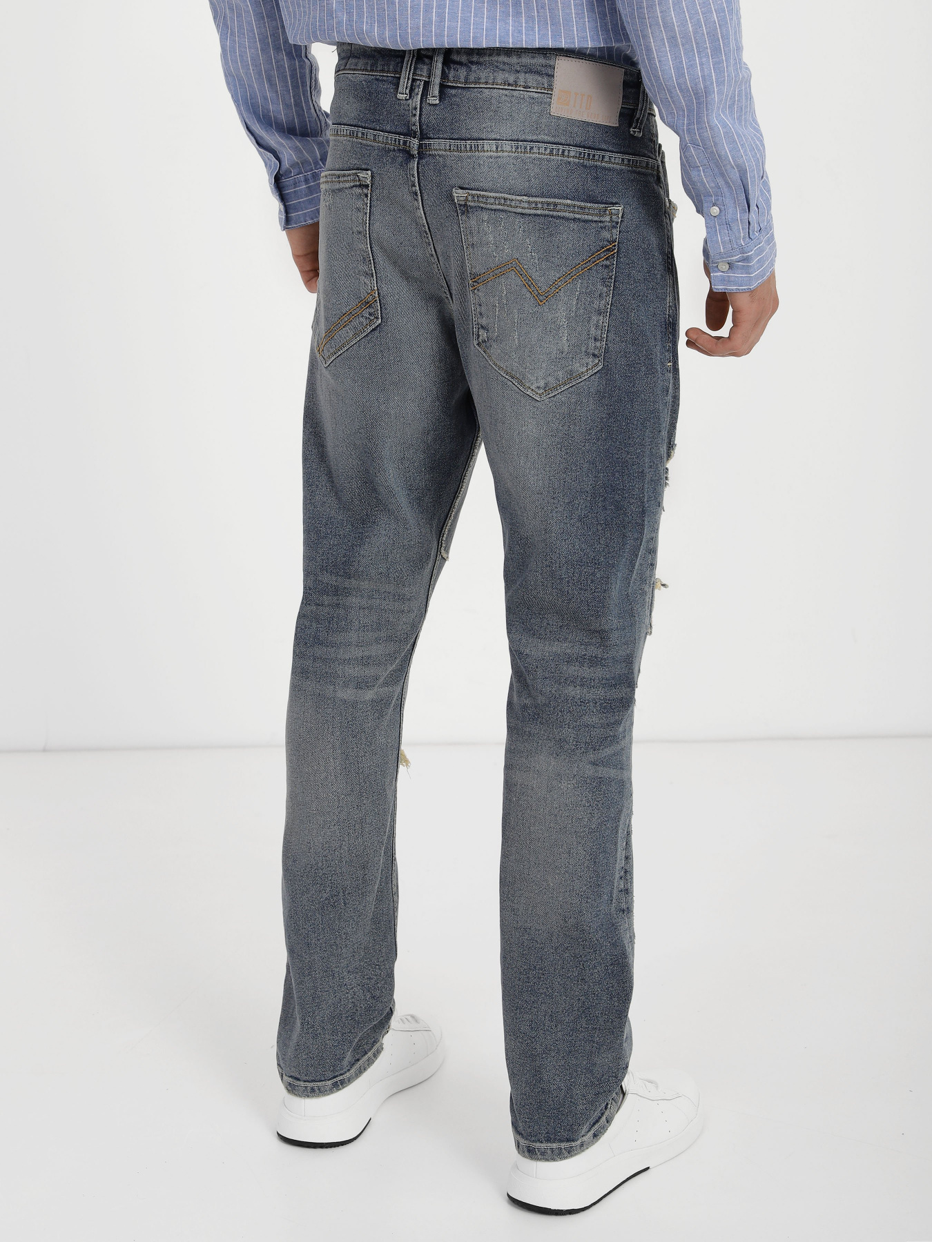 Джинси Tom Tailor модель 1002735.XX.12_синій комб. Джинси Tom Tailor модель 1002735.XX.12_синій комб. Фото