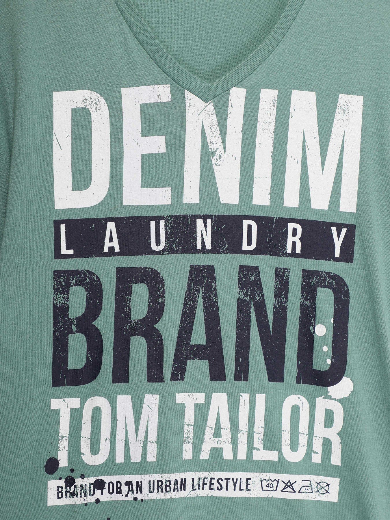Футболки и поло Tom Tailor модель 1004477.XX.12_зелений комб. Фото
