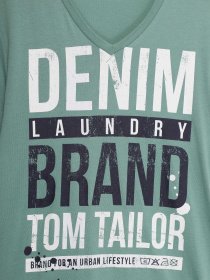 Футболки и поло Tom Tailor модель 1004477.XX.12_зелений комб. Фото
